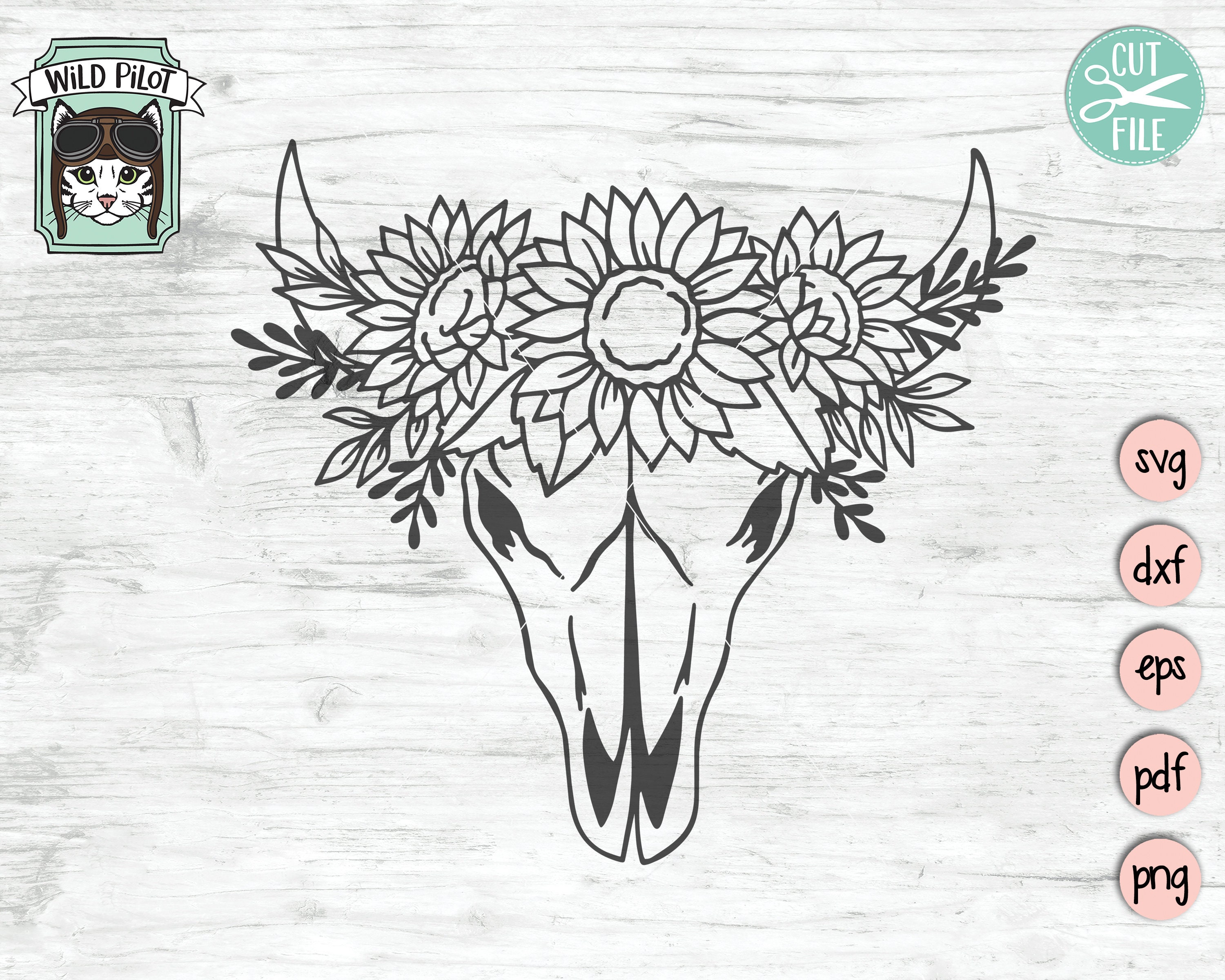 Floral Bull Skull Nail Art Designs - wide 9