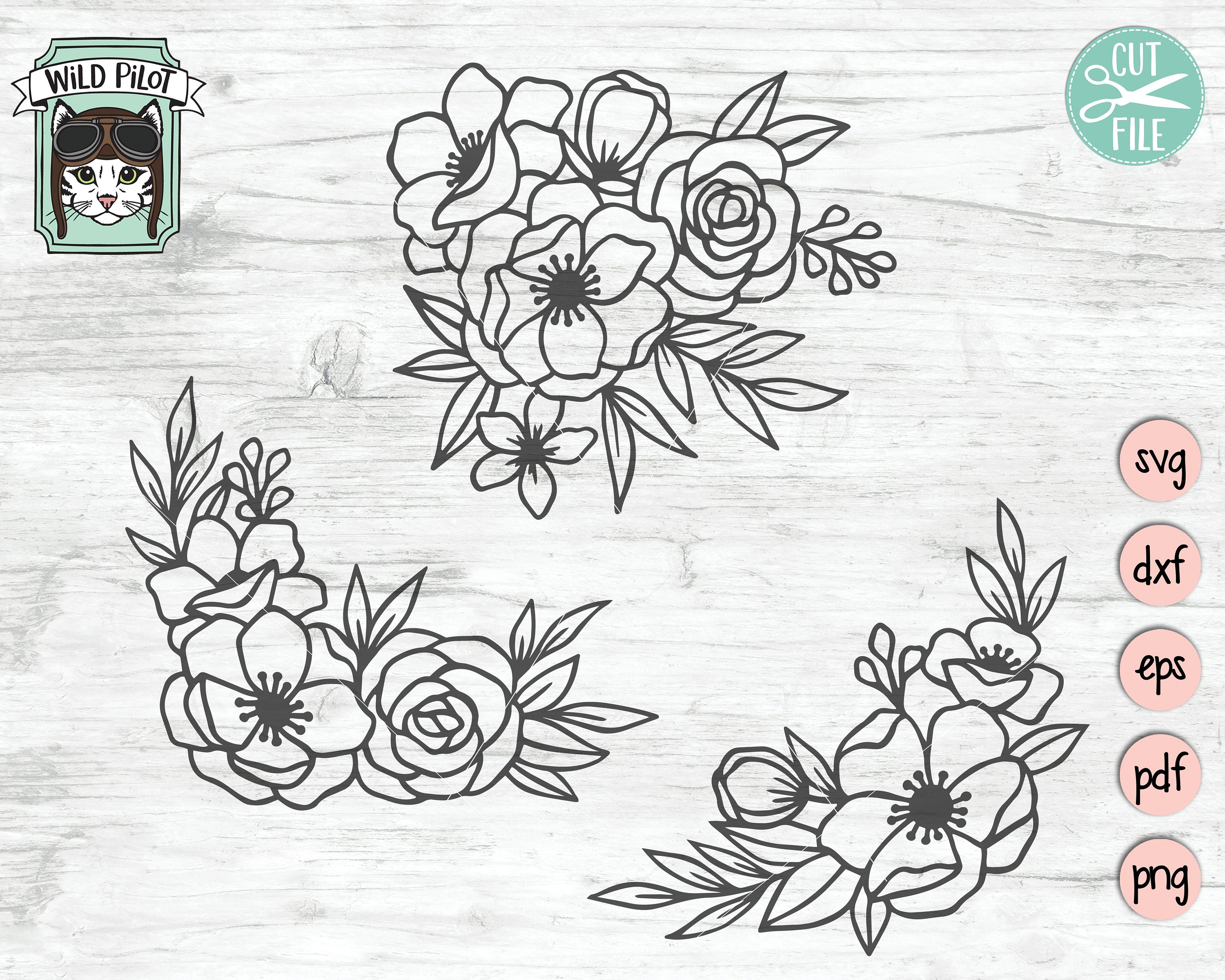 Download Floral Svg Flowers Cut File