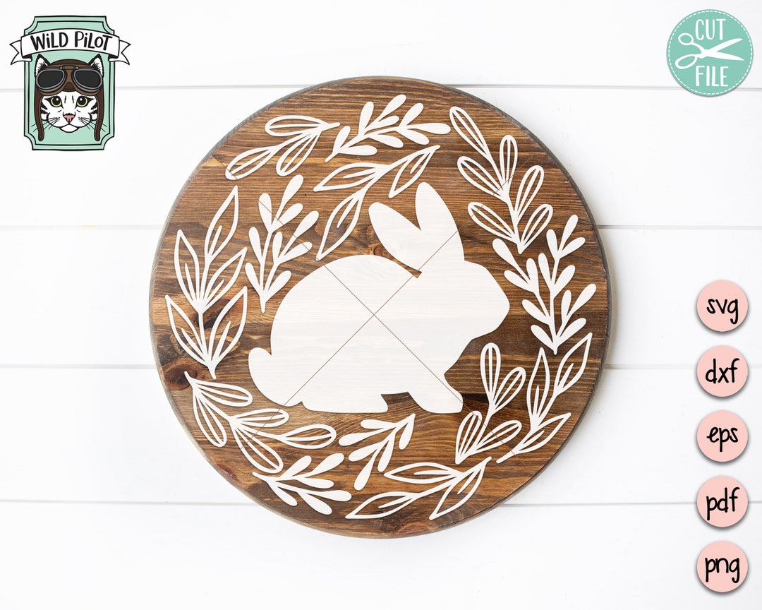 Bunny SVG, Easter Sign SVG File, Happy Easter SVG Cut File, Spring Svg ...