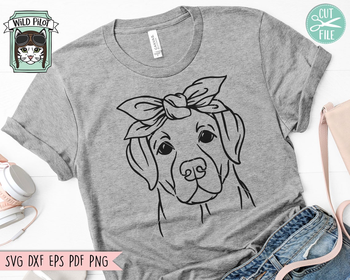 Lab SVG File Dog Bandana SVG Labrador Retriever Bandana Cut Etsy Ireland