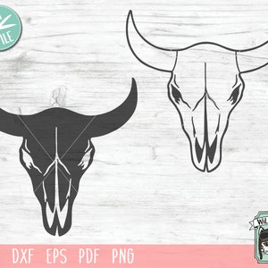 Cow Skull SVG Cut File, Bull Skull SVG, Cow Skull png, Southwest SVG, Boho svg, Longhorn svg, Buffalo svg, Bohemian svg, Tribal svg