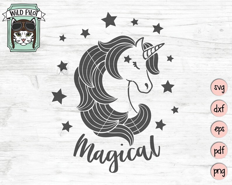 Download Unicorn SVG File Magical Unicorn Cut File Unicorn Clip Art | Etsy