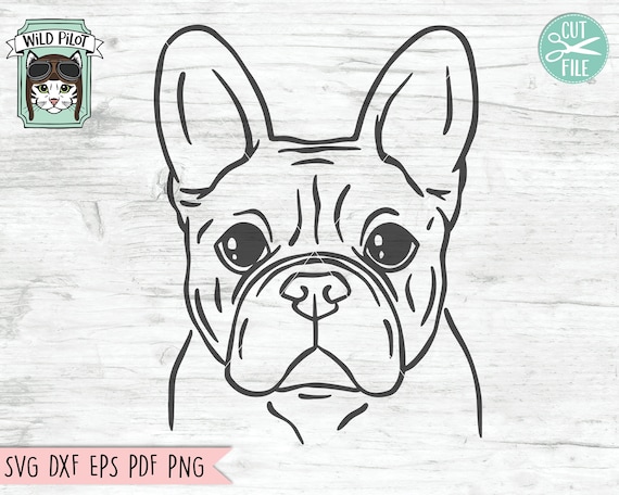 Dog face svg Dog SVG Cricut cut file French bulldog svg dog breed ...