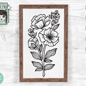 Blomma SVG-filer, Bukett SVG-fil, Blombukett SVG, Blomklippsfiler, Blom Clipart, Blombukett, Blombukett, Bröllopssvg bild 1