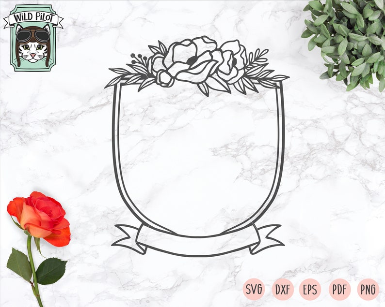 Download Wedding Clipart Wedding Crest Svg Monogram Frame Svg File Wedding Monogram Svg Monogram Frame Cut File Flower Monogram Frame Floral Drawing Illustration Art Collectibles Locnuocxanh Vn