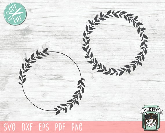 Download Wreath Svg File Laurel Wreath Svg Monogram Wreath Svg Laurel Leaf Wreath Clip Art Cut File