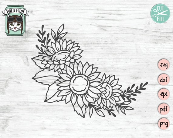 Free Free 281 Sunflower Border Svg SVG PNG EPS DXF File
