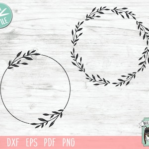 Wreath SVG file, Laurel Wreath svg, Monogram Wreath SVG, Laurel leaf wreath clip art, cut file, laurel Wreath svg, Monogram svg, Laurel svg