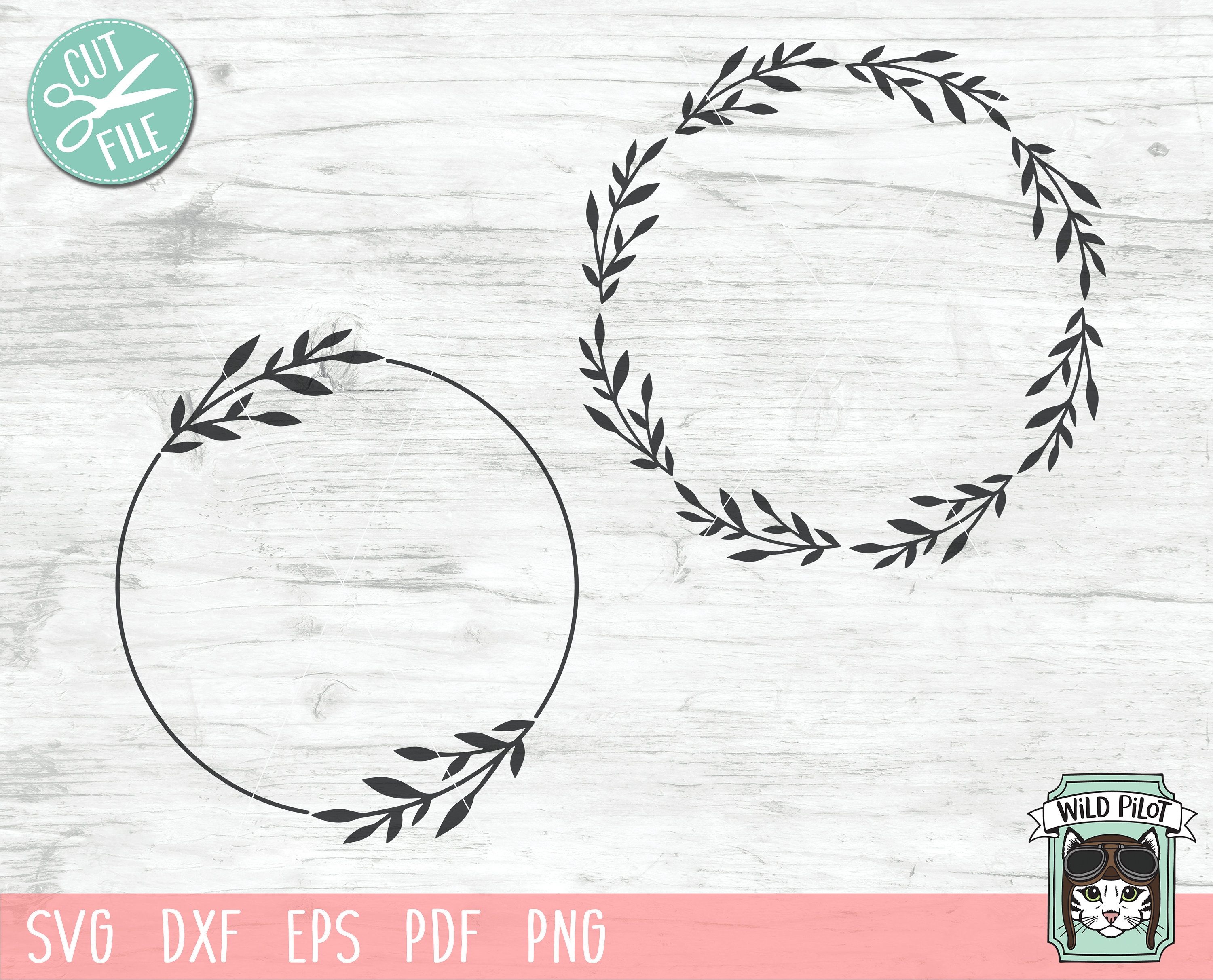 Download Wreath Svg File Laurel Wreath Svg Monogram Wreath Svg Etsy