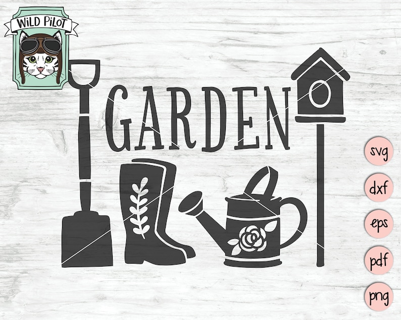 Garden SVG File Gardening SVG Garden Tools garden sign | Etsy
