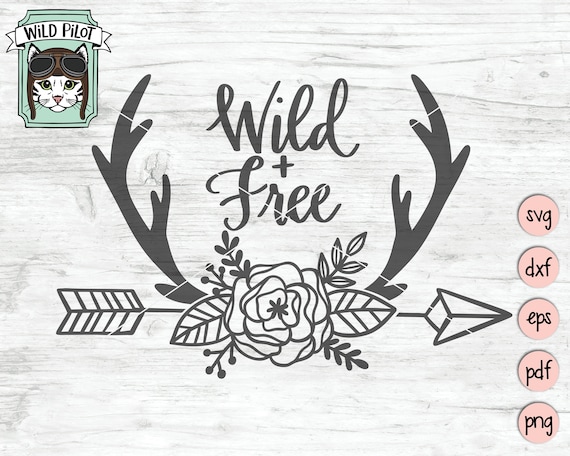 Download Wild and Free SVG file Deer Antlers SVG Deer Antlers ...