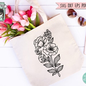 Blomma SVG-filer, Bukett SVG-fil, Blombukett SVG, Blomklippsfiler, Blom Clipart, Blombukett, Blombukett, Bröllopssvg bild 3