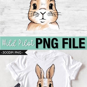 Bunny SUBLIMATION Design PNG, Easter Bunny Face Png File, Bunny Rabbit ...