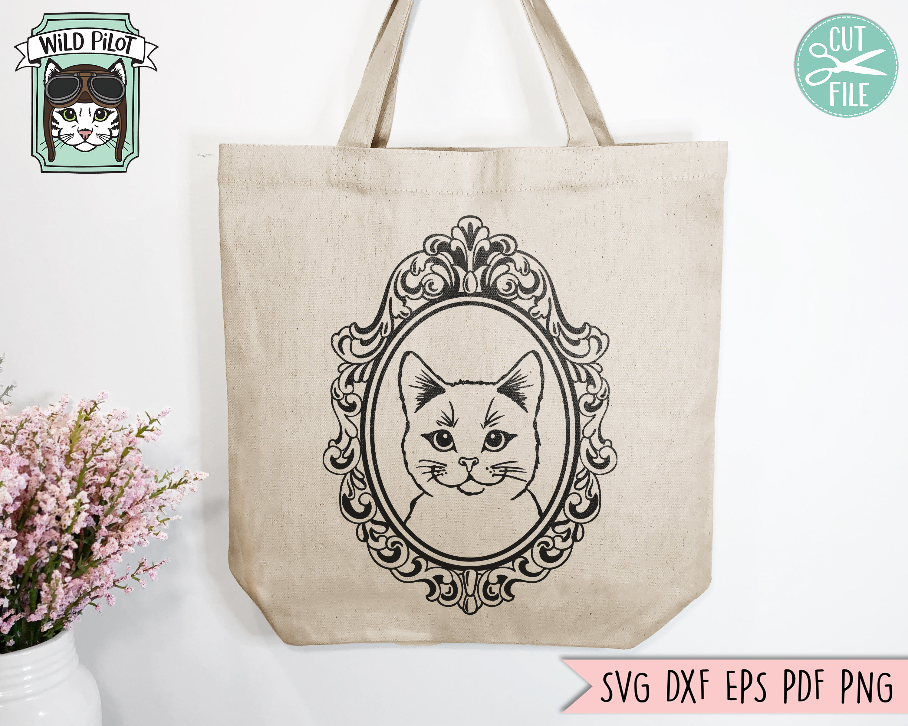 Cat Frame SVG, Cat Svg, Cat Svg File, Cat Lover Svg, Cat Clipart, Cat ...