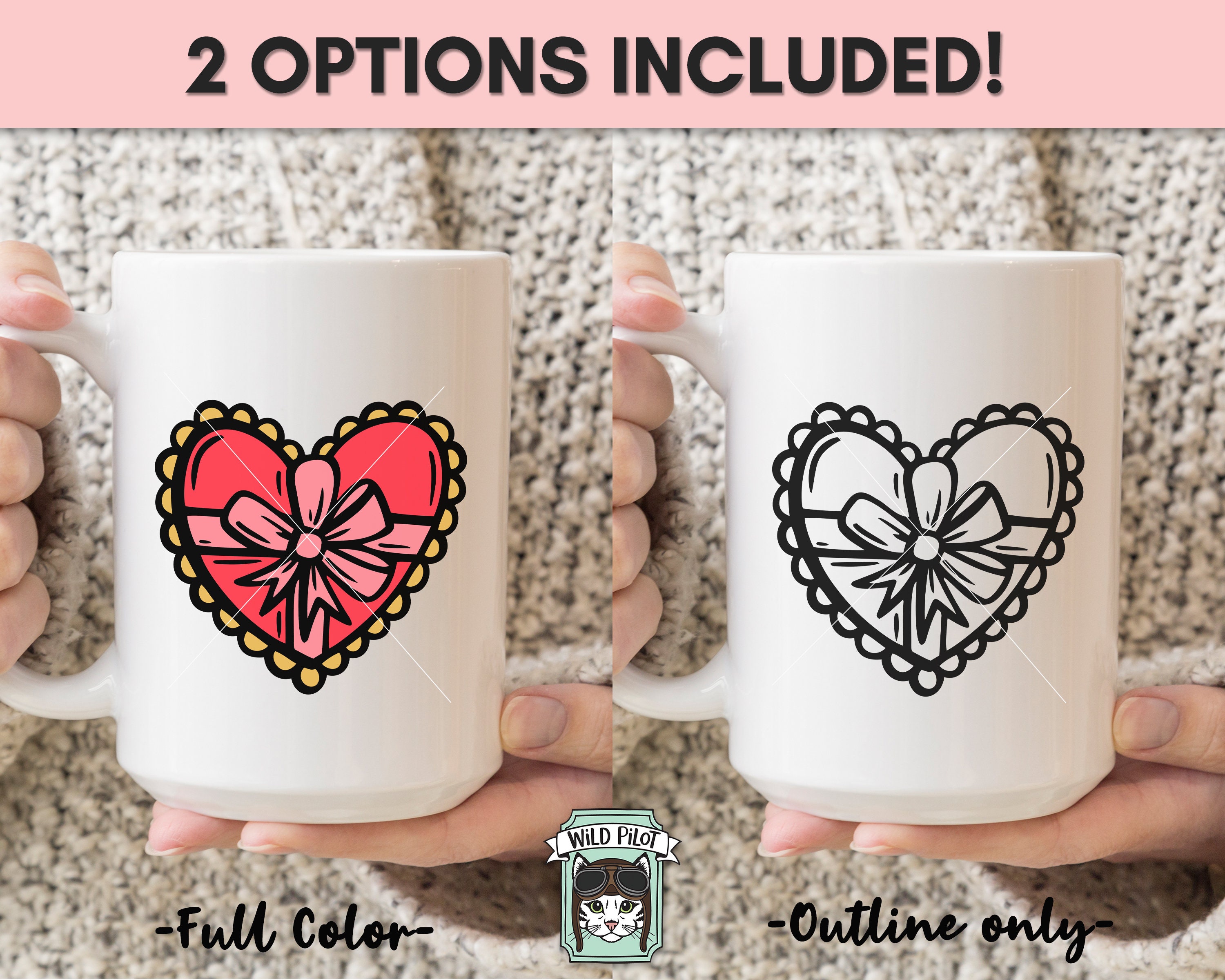 Valentines Day SVG File, Heart SVG Cut File, Valentines Cut File ...