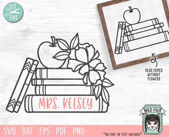 Teacher Monogram SVG Teacher Sign Svg File Teacher Svg | Etsy Australia