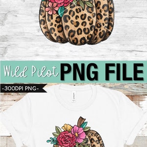 May include: A digital illustration of a leopard print pumpkin with a floral crown. The pumpkin is brown and black with a light brown stem. The flowers are pink, red, yellow, and blue.