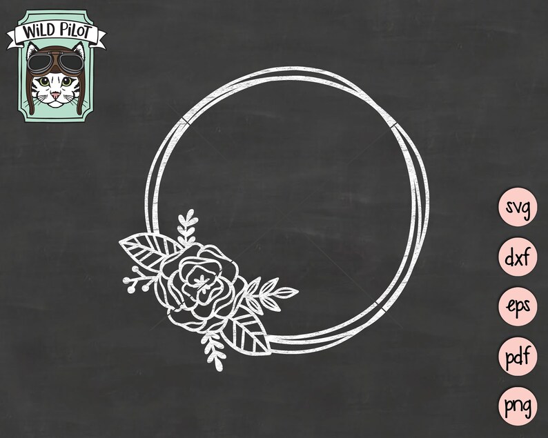 Download Wreath SVG file Flower Wreath svg offset wreath clip art ...