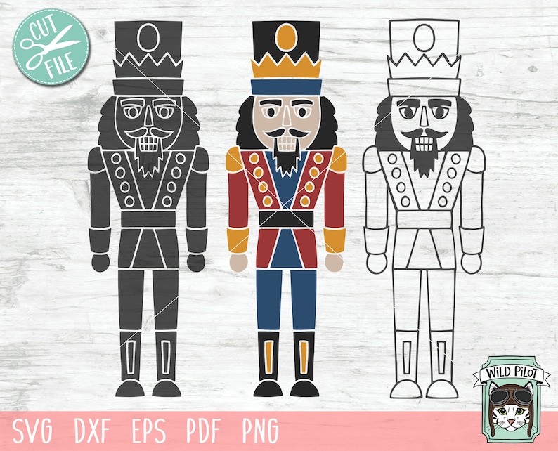 Nutcracker Svg File Nutcracker Cut File Christmas Svg File - Etsy