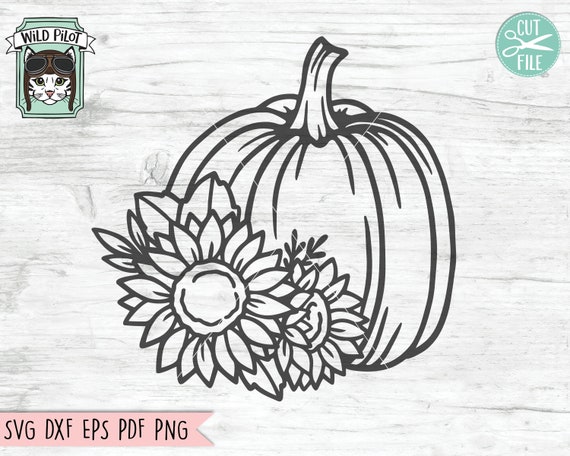 Free Free Sunflower Pumpkin Svg SVG PNG EPS DXF File