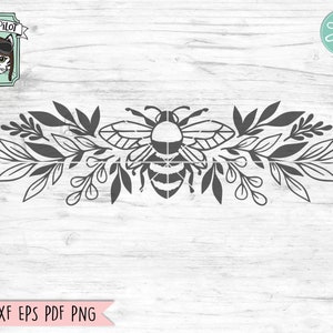 Bee SVG Cut File, Bee Border SVG Cut File, Honey Bee SVG, Bumble Bee svg, Bee Cut File, Save the Bees, Bee happy, Bee Kind, Insect svg File