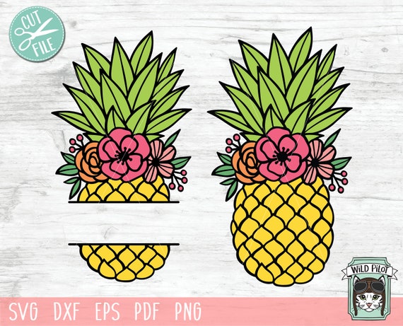 Download Pineapple Svg File Pineapple Flowers Svg File Pineapple Etsy