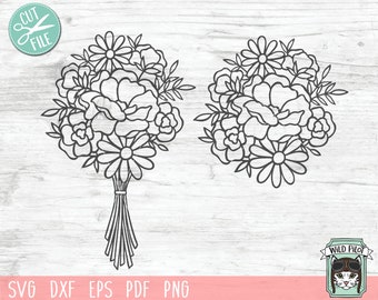 Flowers PNG SVG and JPG Files - Etsy