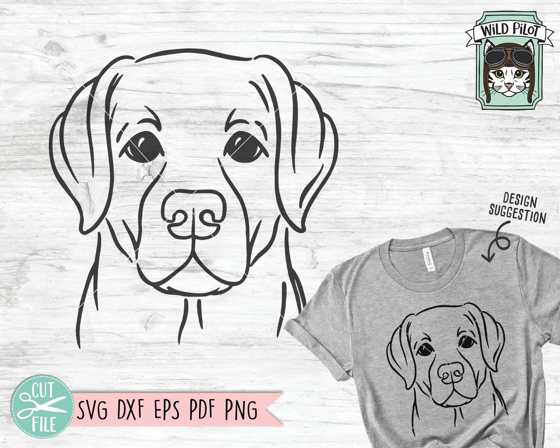 Lab Pit Mix Svg Labrador Retriever Svg File, Dog Svg File, Lab Svg File, Dog Cut File ...