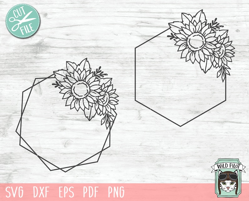 Free Free 290 Hexagon Flower Frame Svg SVG PNG EPS DXF File