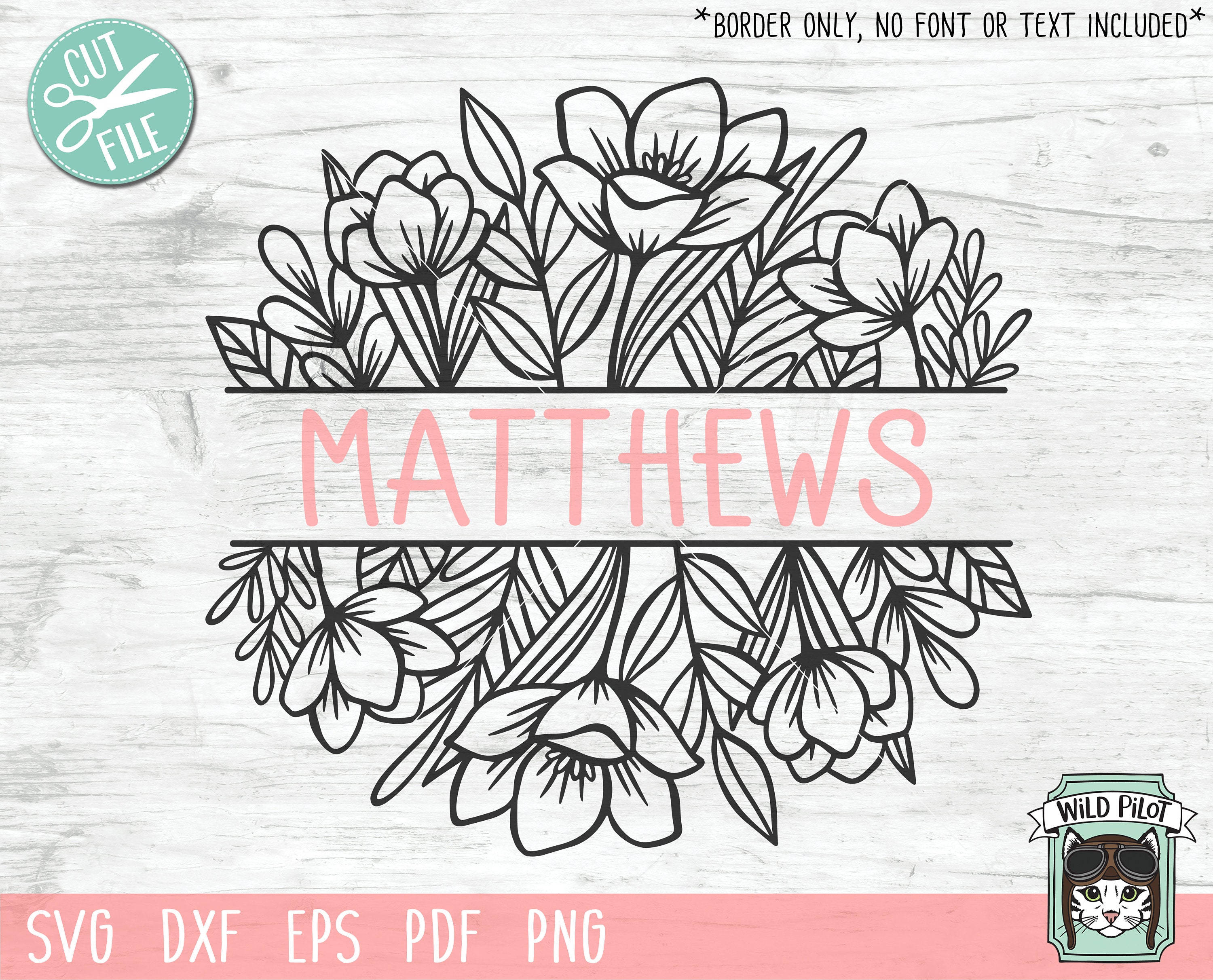 Free Free 319 Split Flower Monogram Svg Free SVG PNG EPS DXF File