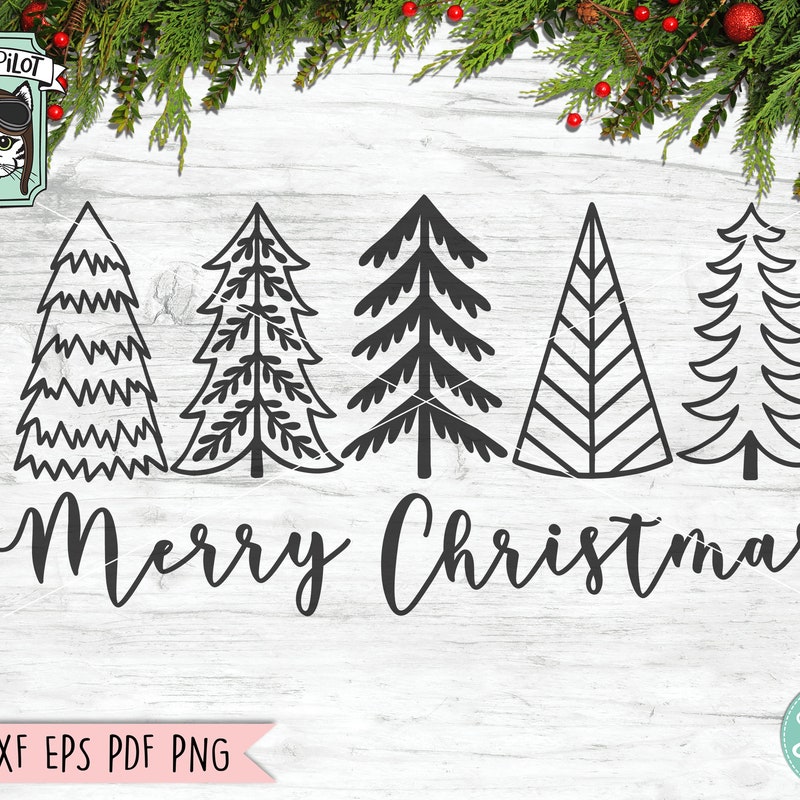Christmas Tree Svg Files - Etsy