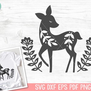 Deer SVG, Deer Clipart, Deer Clip Art, Deer svg file, vector, Deer paper cut, svg, dxf, eps, pdf, png, cut file
