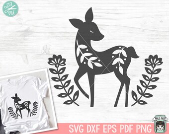 Deer SVG, Deer Clipart, Deer Clip Art, Deer svg file, vector, Deer paper cut, svg, dxf, eps, pdf, png, cut file