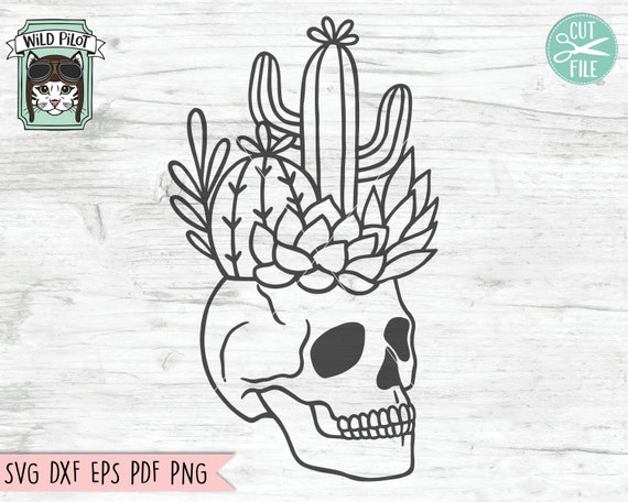 Skull Cactus Planter SVG File, Halloween Succulent Svg File, Halloween  Cactus Cut File, Cactus Planter Svg, Plant Lover, Skull Succulent Svg -  Etsy Sweden