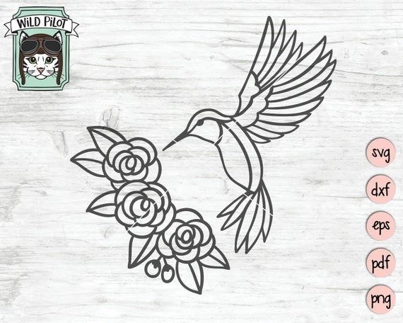 Free Free 228 Flower Hummingbird Svg Free SVG PNG EPS DXF File