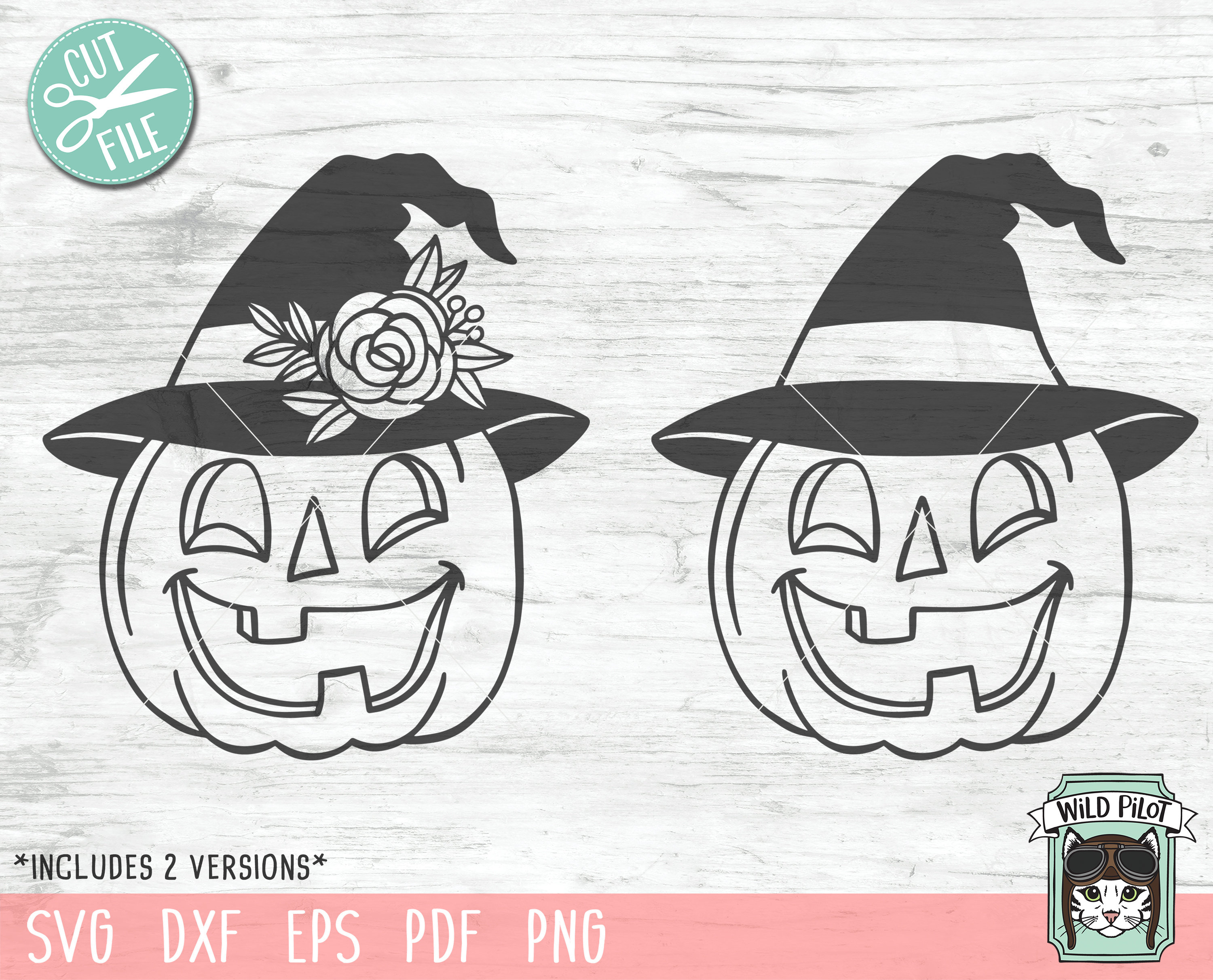 Jack O Lantern SVG, Pumpkin Witch Hat SVG, Pumpkin SVG, Halloween Svg ...
