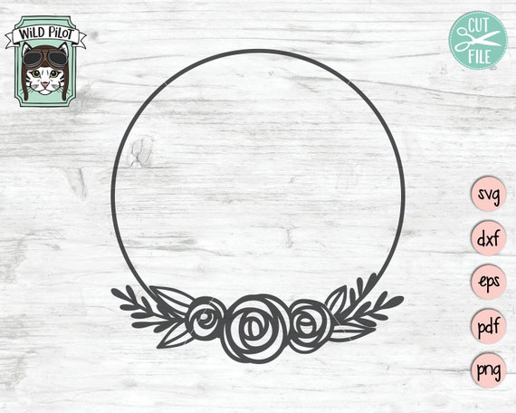 Free Free 222 Flower Monogram Frame Svg SVG PNG EPS DXF File