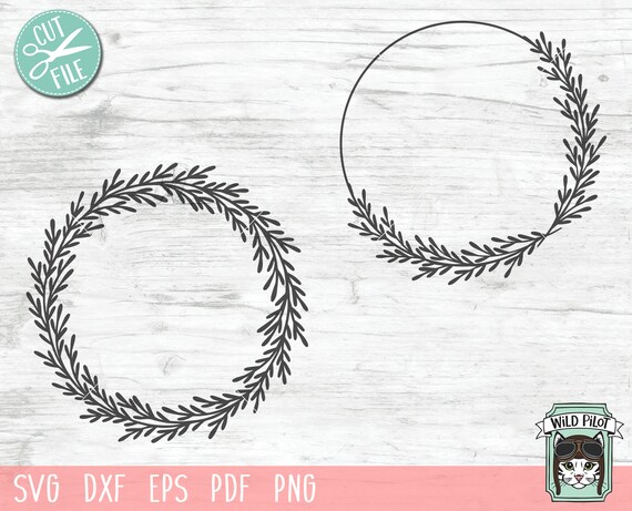 Download Wreath Svg File Laurel Wreath Svg Monogram Wreath Svg Etsy