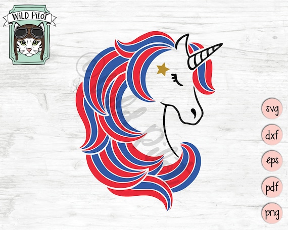 Download July 4th Unicorn Svg American Unicorn Svg Fourth Of July Etsy