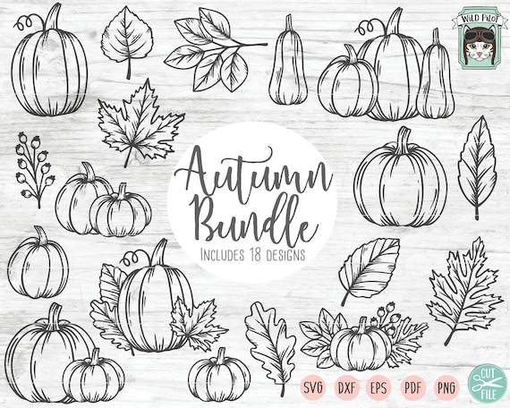 Autumn Bundle SVG, Fall Leaves SVG, Pumpkin SVG, Autumn svg, Fall Leaf bundle svg, Fall Bundle svg, Autumn Leaves svg, Pumpkin Cut File