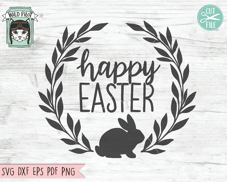 Happy Easter SVG Happy Easter Sign svg file Happy Easter cut image 0