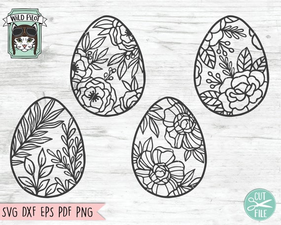 Easter Eggs SVG Cut File, Easter Eggs PNG, Happy Easter SVG, Spring svg, Easter egg Clipart, Easter Shirt svg, Spring Cut File
