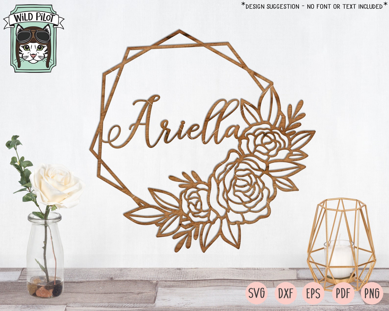 Free Free 86 Hexagon Flower Frame Svg SVG PNG EPS DXF File