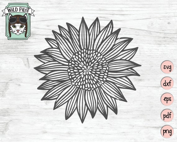 Download Sunflower SVG Sunflower SVG File Sunflowers cut file ...