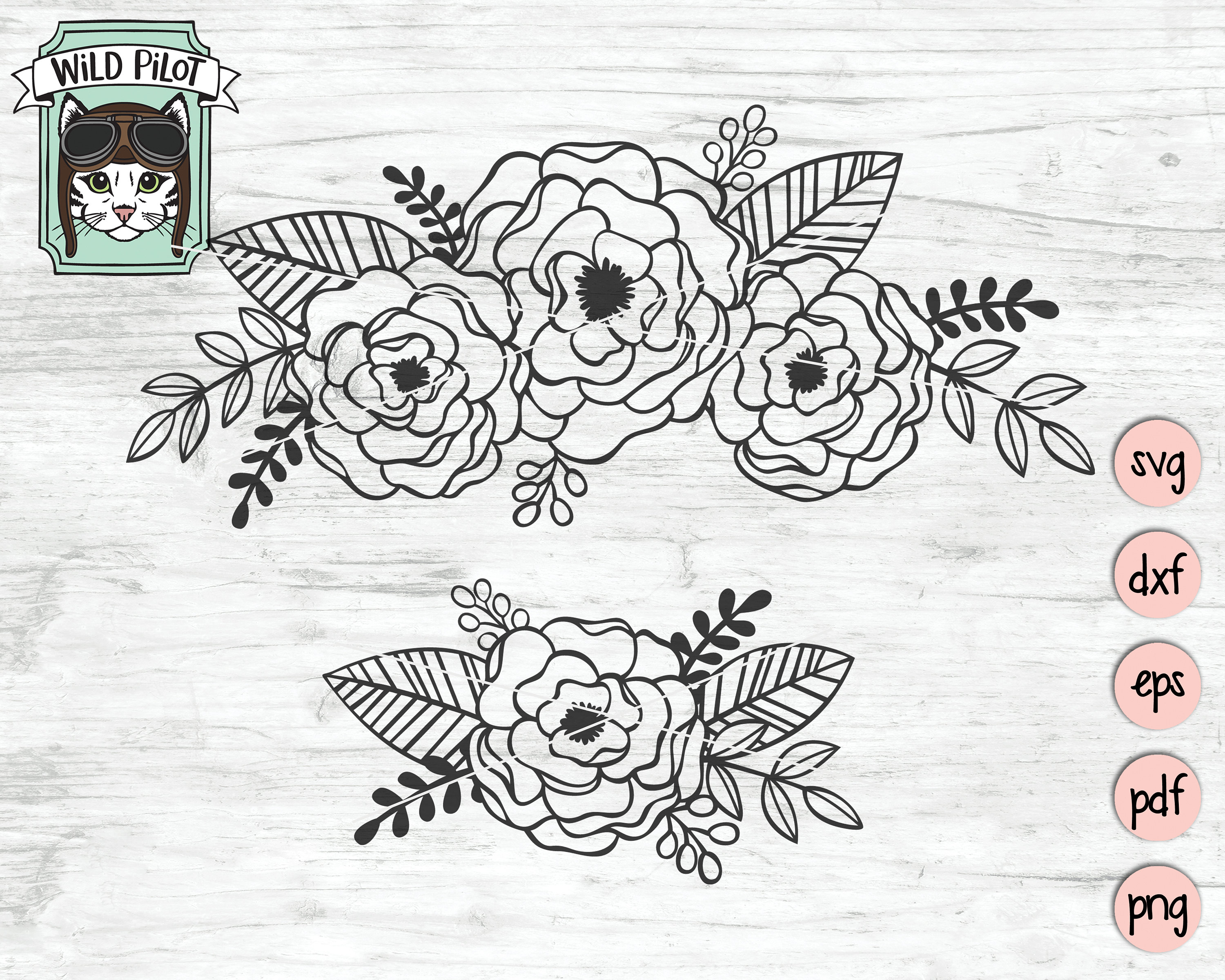 Free Free 126 Flower Svg Cut Out SVG PNG EPS DXF File