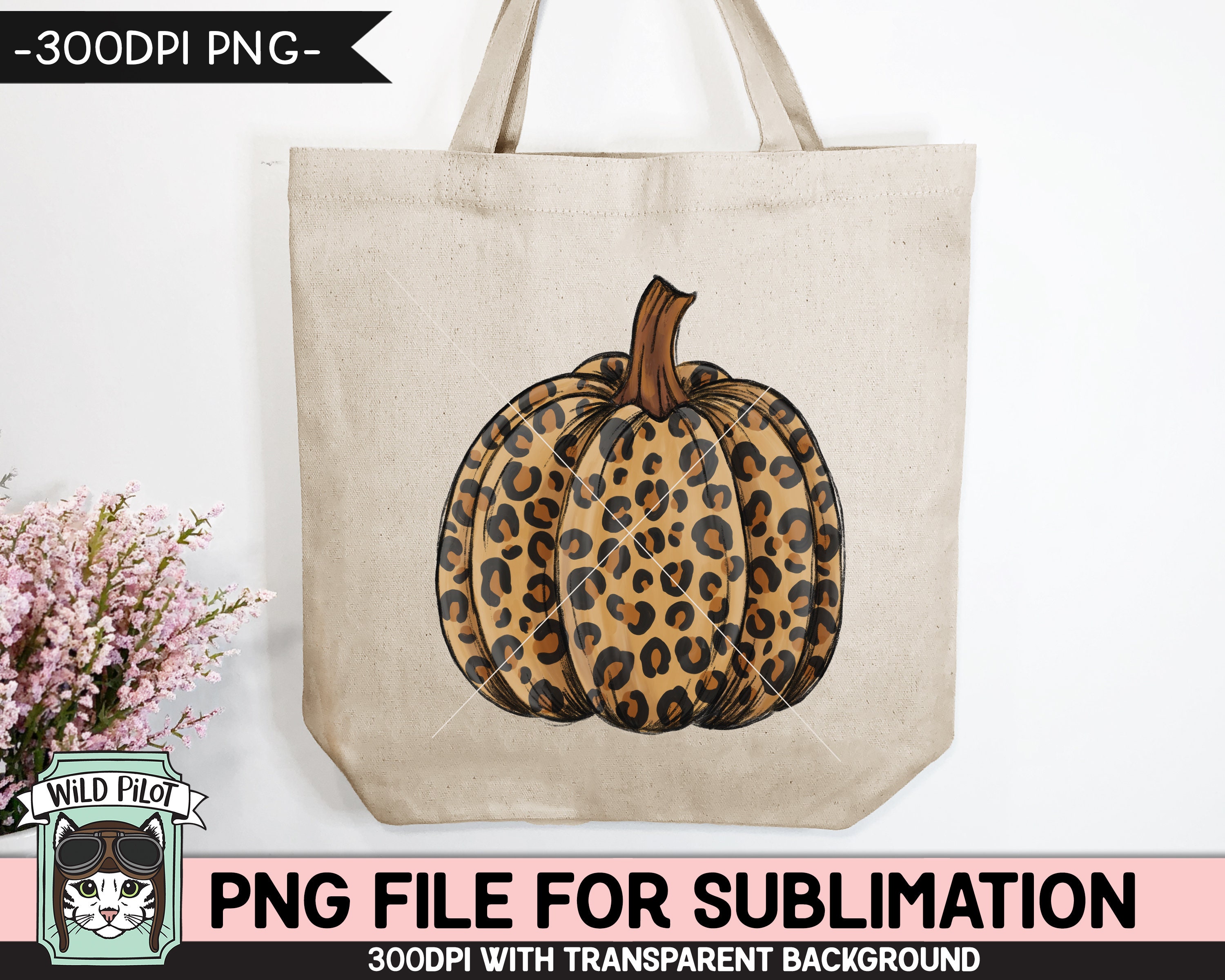Leopard Pumpkin SUBLIMATION Design PNG, Leopard Pumpkin Png File ...