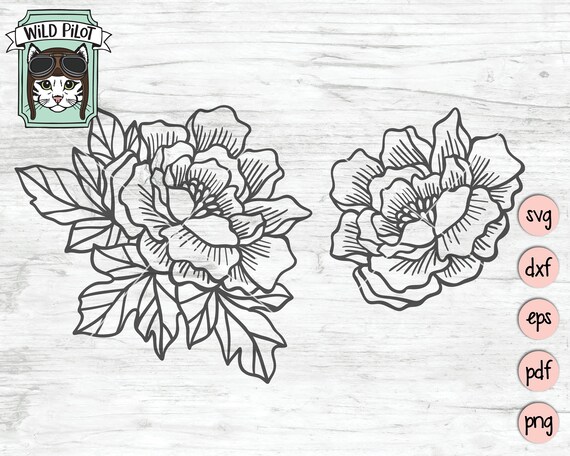Download Flower Svg Flowers Svg File Flowers Cut File Floral Svg Etsy