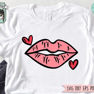 Lips SVG file, Valentines Day SVG file, Lips Cut File, Valentines cut file, Valentines Day cut file, Love svg file, Kissing svg file