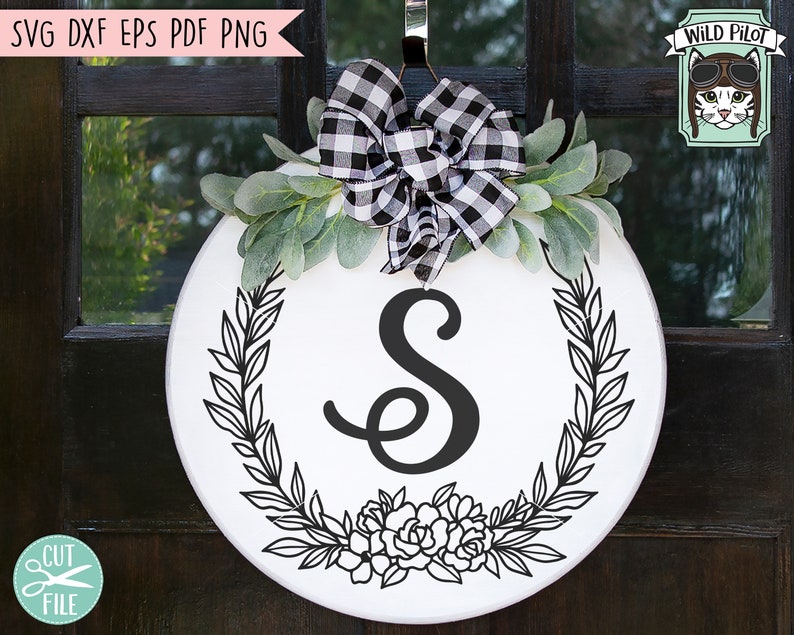 Download Floral Wedding Crest Monogram Leaf Frame Cut File Flower Monogram Frame Laurel Leaves Svg Monogram Frame Svg File Wedding Monogram Svg Digital Drawing Illustration Truongsinhhoc Com Vn