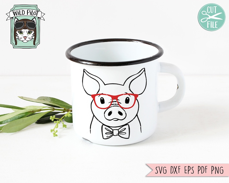 Download Pig svg file Pig with Glasses Bowtie svg Pig cut file | Etsy Download Pig svg file Pig with Glasses Bowtie svg Pig cut file | Etsy